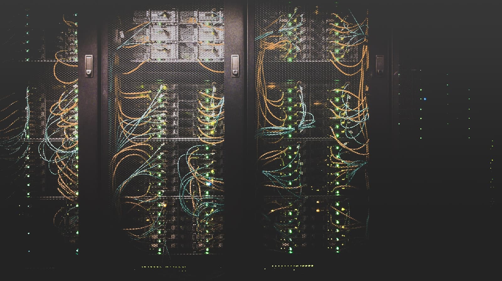 Server racks inside an enterprise data centre